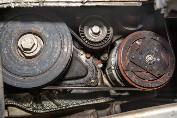 Engine Tensioner Pulley Replacement in Dubai